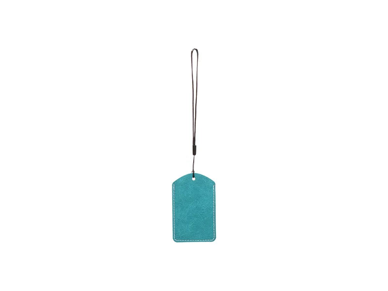Sublimation Blanks PU Luggage Tag( Green)