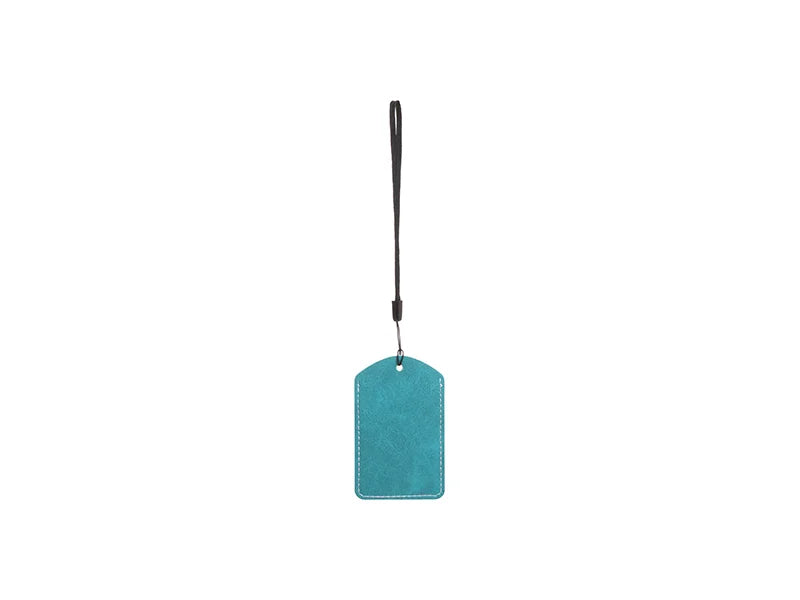 Sublimation Blanks PU Luggage Tag( Green)