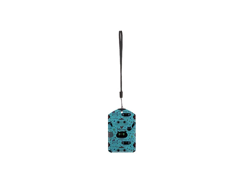 Sublimation Blanks PU Luggage Tag( Green)