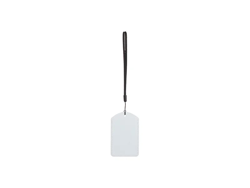 Sublimation Blanks PU Luggage Tag( White)