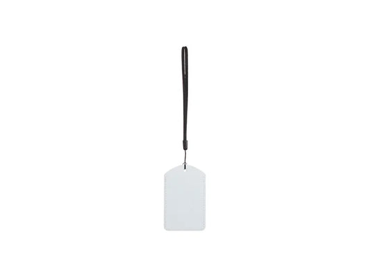 Sublimation Blanks PU Luggage Tag( White)