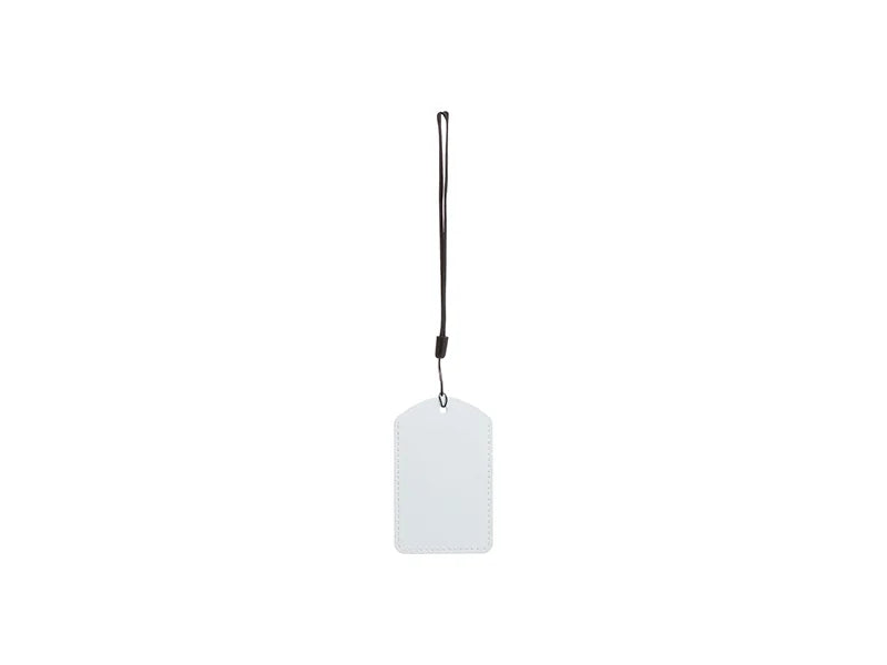 Sublimation Blanks PU Luggage Tag( White)