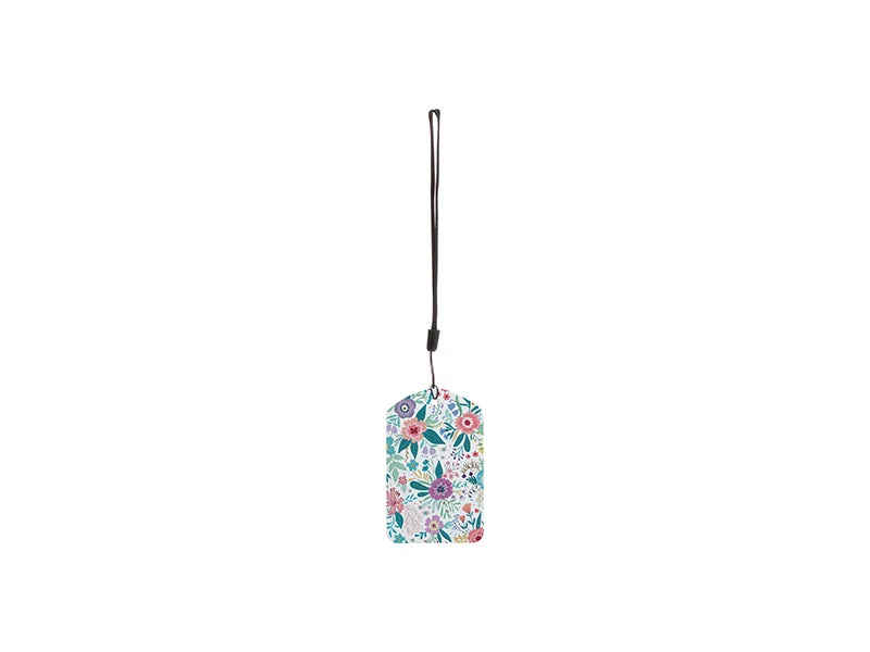 Sublimation Blanks PU Luggage Tag( White)