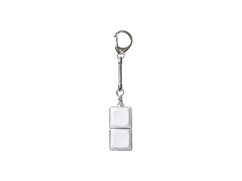 Sublimation Keyboard Fidget Keychain(Double-Key)