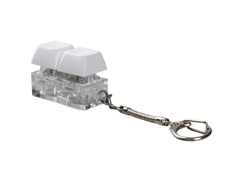 Sublimation Keyboard Fidget Keychain(Double-Key)