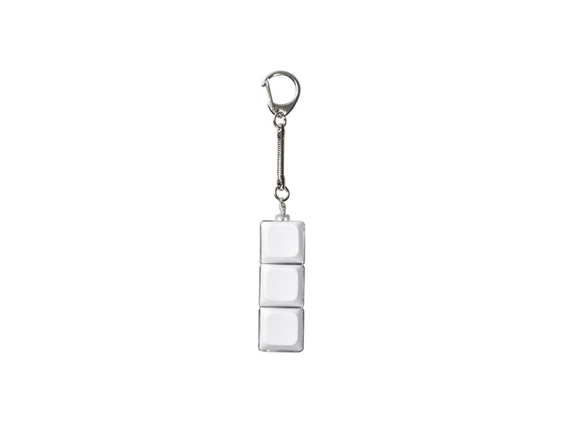 Sublimation Keyboard Fidget Keychain(Triple-Key)