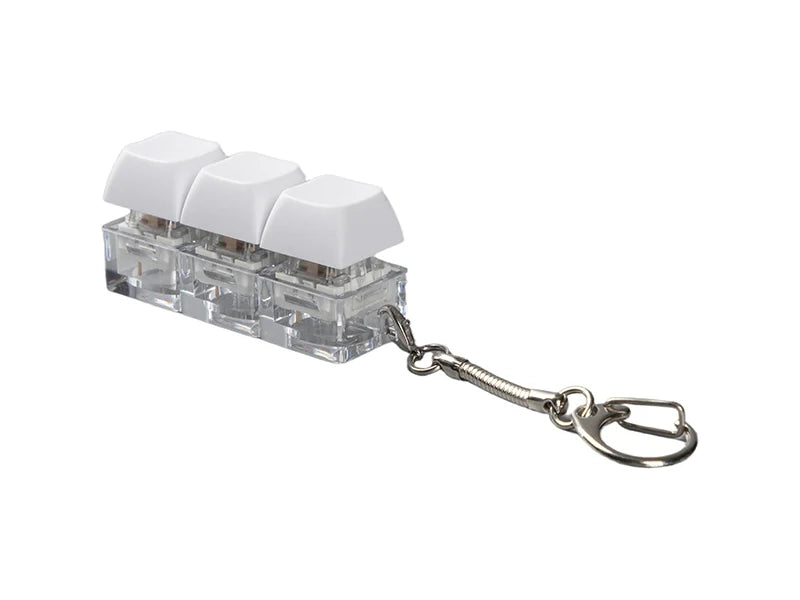 Sublimation Keyboard Fidget Keychain(Triple-Key)