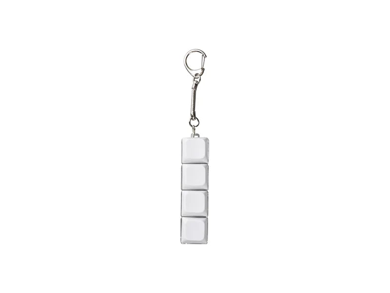 Sublimation Keyboard Fidget Keychain(Four-Key, LED)