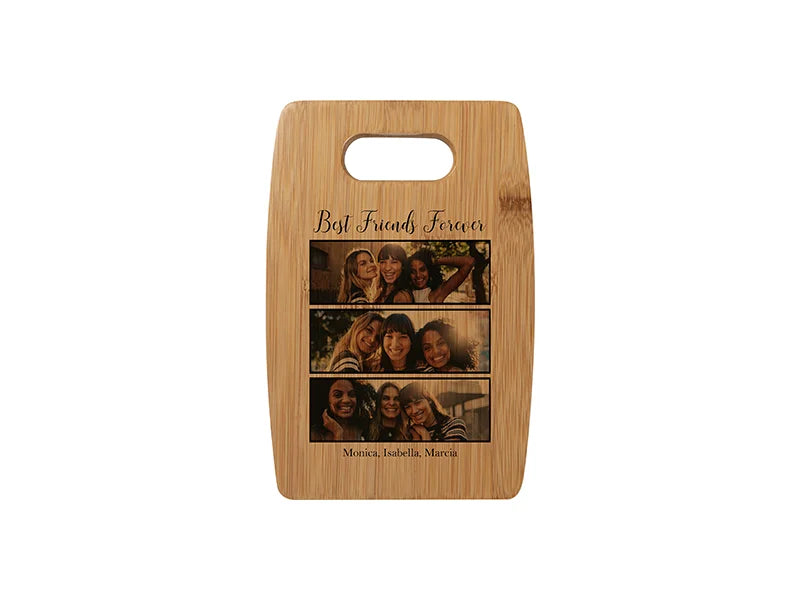Sublimation Blanks Curved Bamboo Cutting Board(22.86*15.24*1.1cm 6.0inch*8.97inch)
