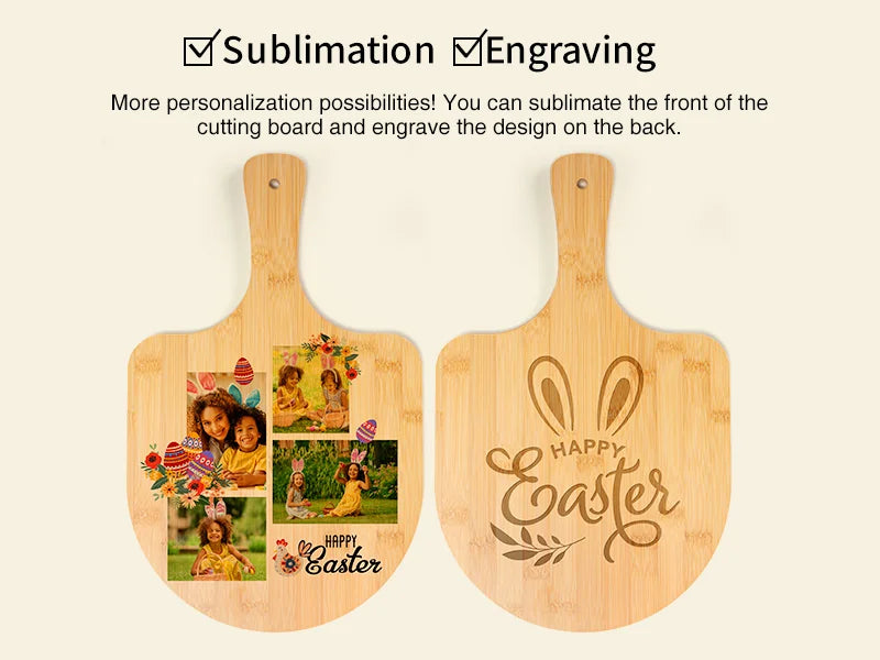 Sublimation Blank Bamboo Cutting Board ( Paddle Shape)