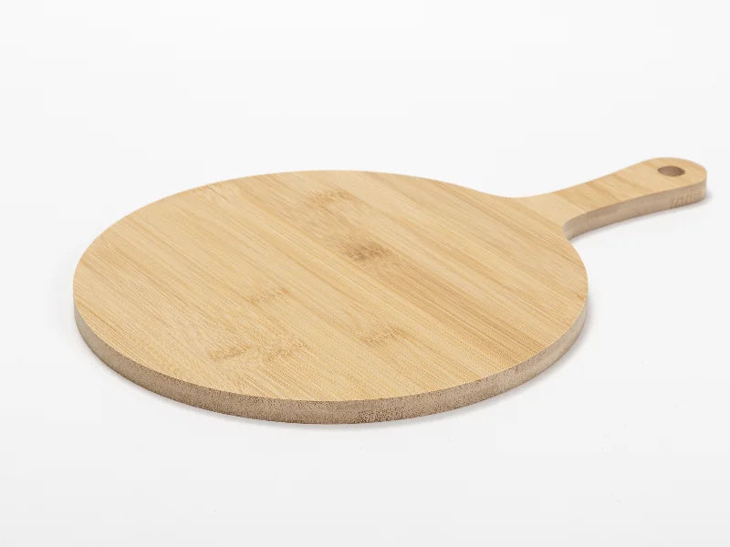 Sublimation Blank Round Bamboo Cutting Board with Handle
