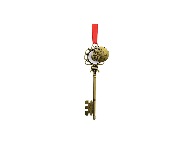 Sublimation Blank Christmas Santa Keys with Snowflake