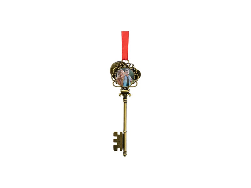 Sublimation Blank Christmas Santa Keys with Snowflake