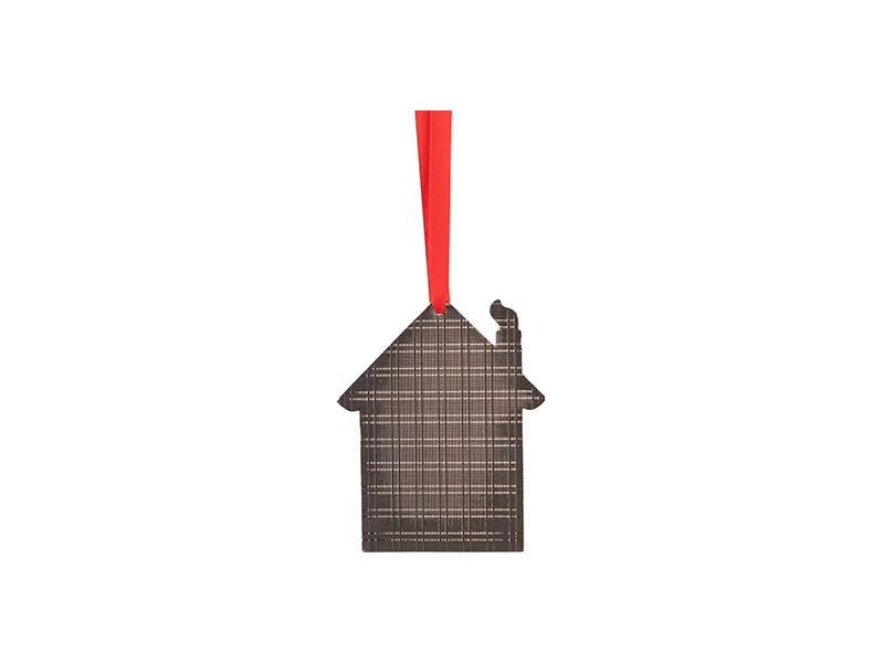 3” Sublimation Blank House Metal Ornament