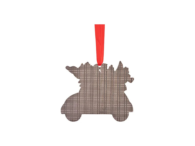 3” Sublimation Christmas Blank Car Metal Ornament