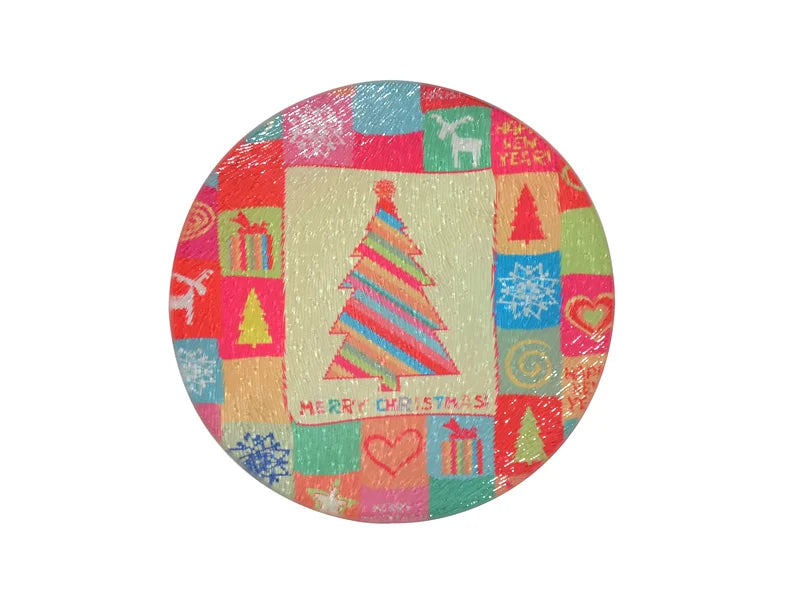 Round Glass Coaster(100*100*4mm)