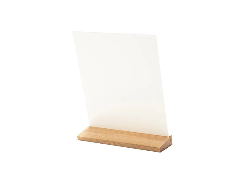 Sublimation Glass Frame w/ Wood Base(203*254*30mm)