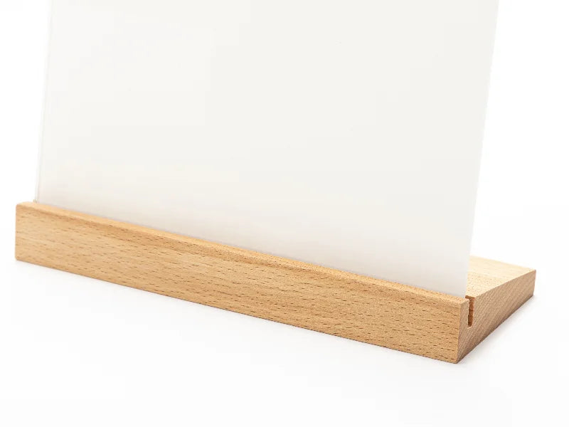 Sublimation Glass Frame w/ Wood Base(152*203*30mm)