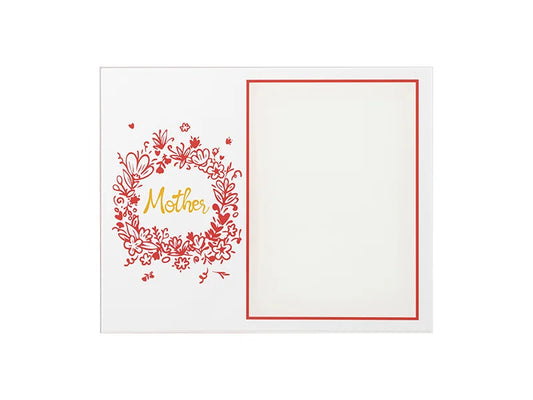 Sublimation Blanks Retangular Glass Photo Frame w/ White Patch (MOM, 20*25cm)