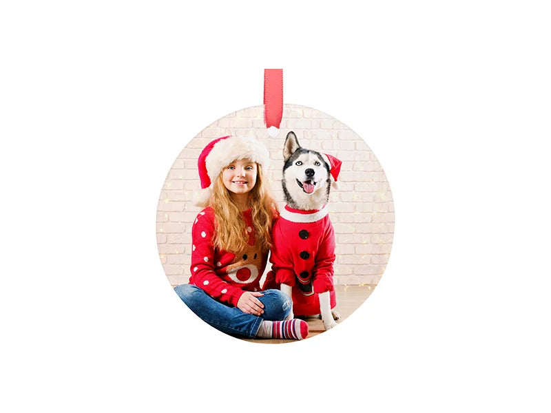 3.5inch Sublimation Glass Ornament (Circle)
