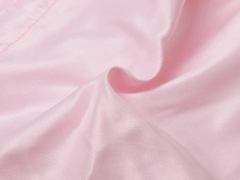 Sublimation Pink Satin Drawstring Bag(15*19cm)