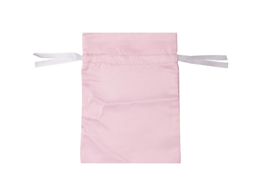 Sublimation Pink Satin Drawstring Bag(16*23cm)