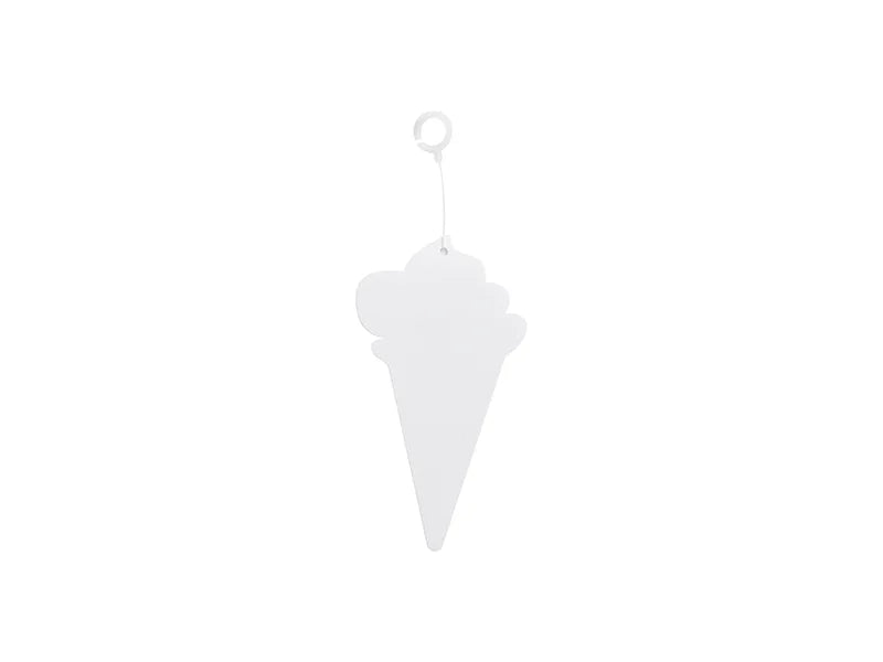 Sublimation PET Ornament (Ice Cream Shape, 6*11cm)