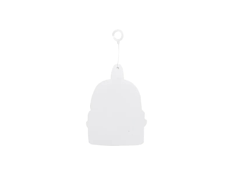 Sublimation PET Ornament (Schoolbag Shape, 7.6*10.1cm)