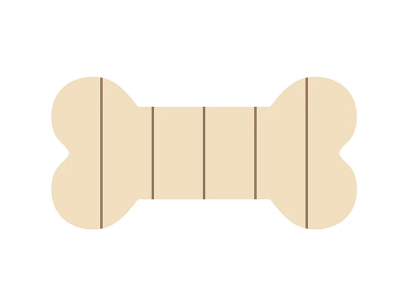 Sublimation Blanks Bone Shaped Sign (25.4*12.7*1.5cm)