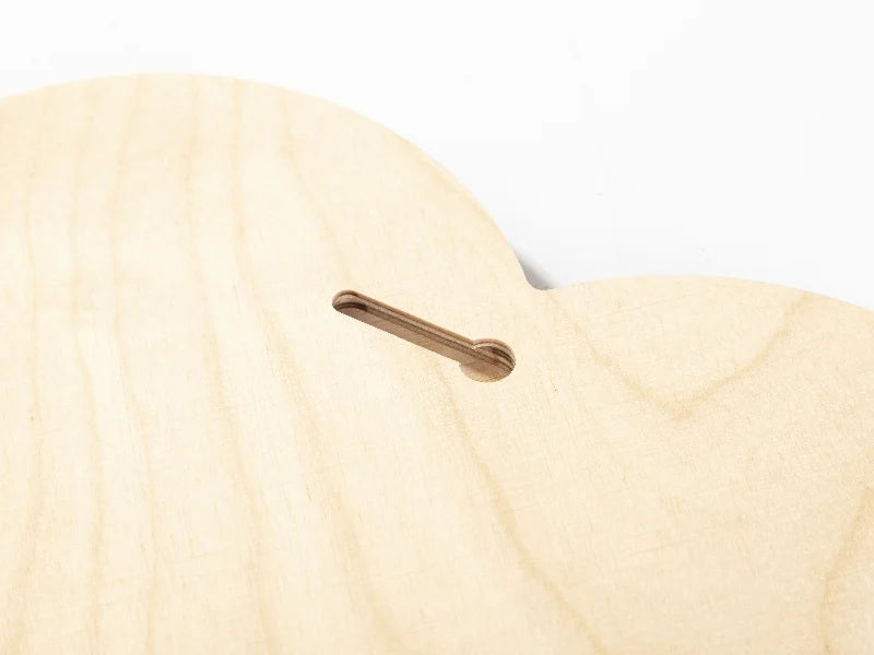 Sublimation Blanks Plywood Heart-shaped Photo Frame(20.3*20.3*1.5cm)