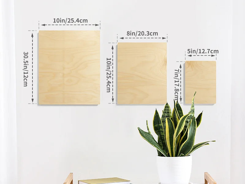 Sublimation Blanks Plywood Rectangular Photo Frame(20.3*25.4*1.5cm)