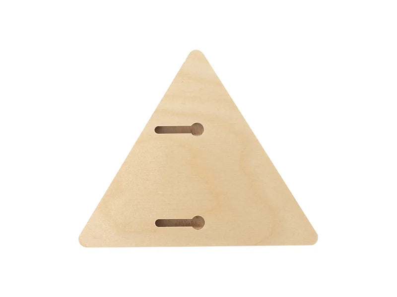 Sublimation Blanks Plywood Triangle Photo Frame (12.7*15.2*1.5cm)