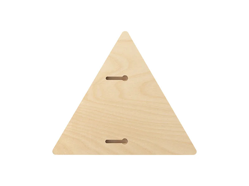 Sublimation Blanks Plywood Triangle Photo Frame (17.8*20.3*1.5cm)