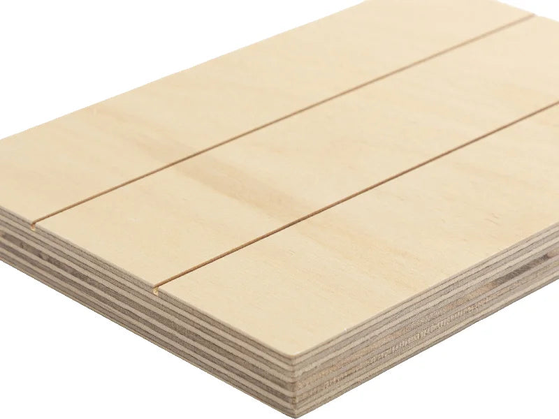 Sublimation Rectangular Plywood Sign w/ Stripes (17.8*12.7*1.5cm)