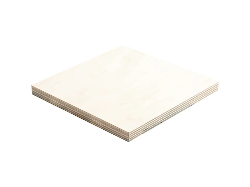 Sublimation Blanks Square Plywood Sign w/ Stripes (20*20*1.5cm)