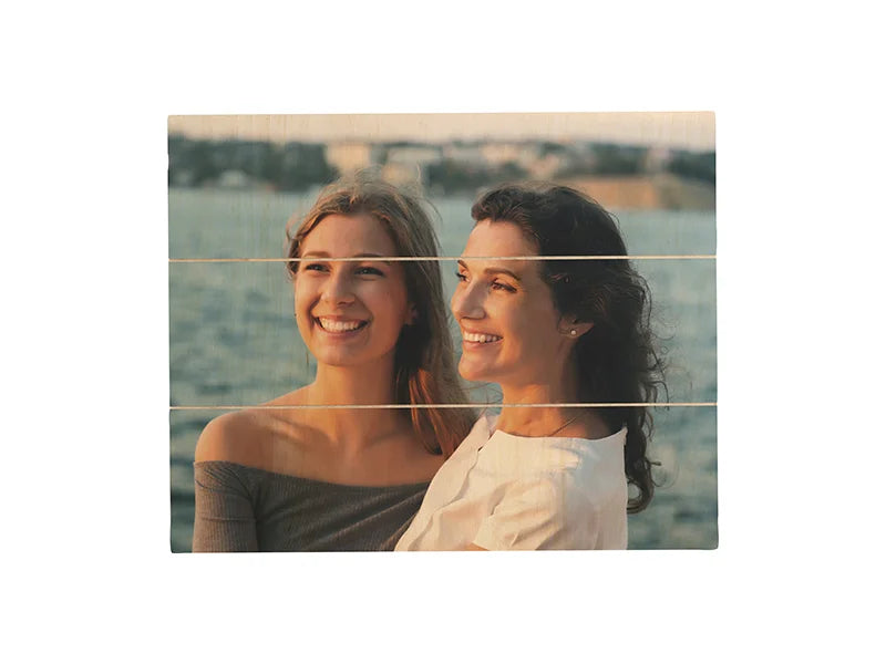 Sublimation Rectangular Plywood Sign w/ Stripes (25*20*1.5cm)