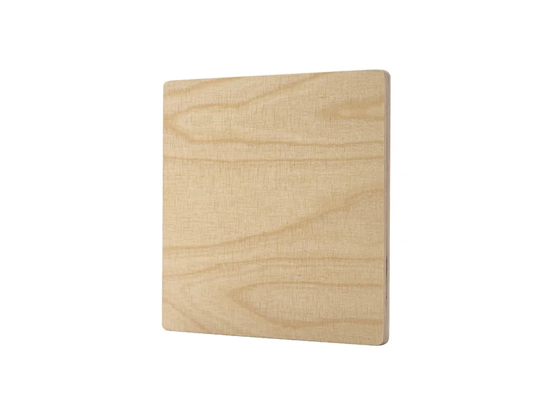 Sublimation Blanks Plywood Sample 2PK  (20*20*0.9cm, 7.87inch*7.87inch*0.35inch)