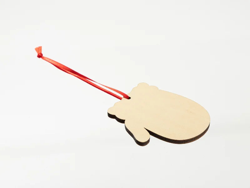 Sublimation Blanks Double-sided Plywood Ornament (Glove)