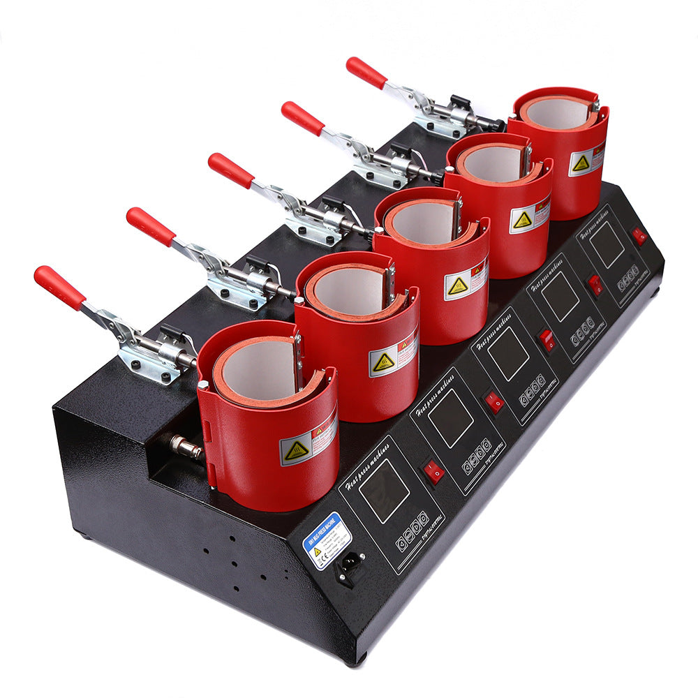Five-Hole Five-Display Mug Press Machine