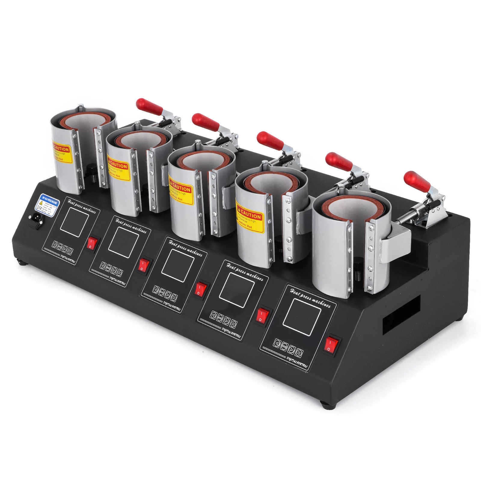 Five-Hole Five-Display Mug Press Machine