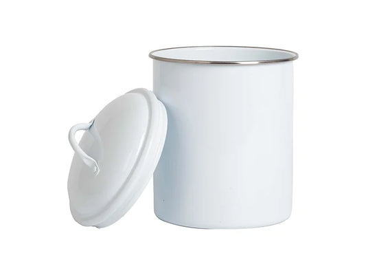 Sublimation Tin Canister w/  Lid(φ11.3*17cm,white)