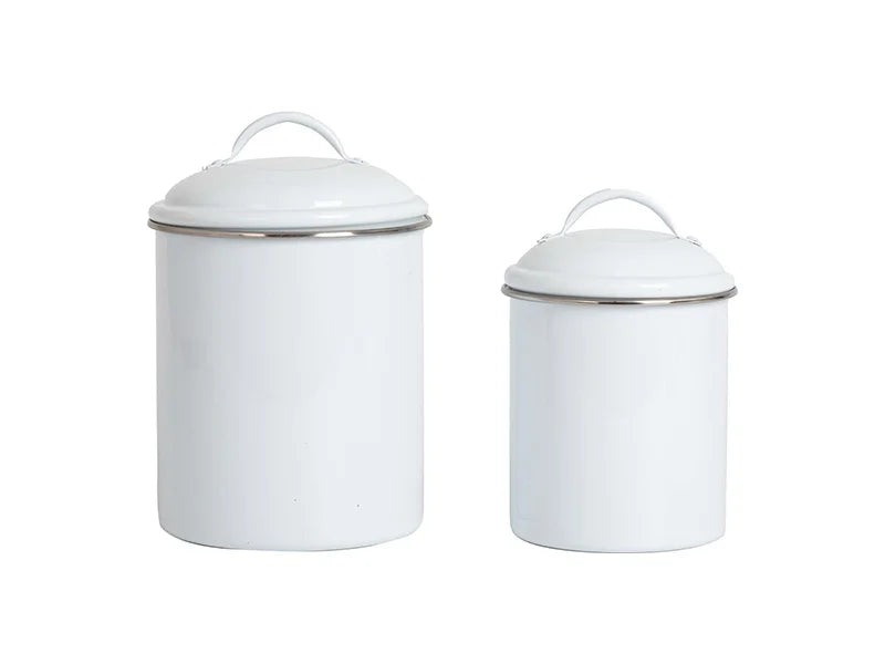 Sublimation Tin Canister w/  Lid(φ13.8*20.5cm,white)