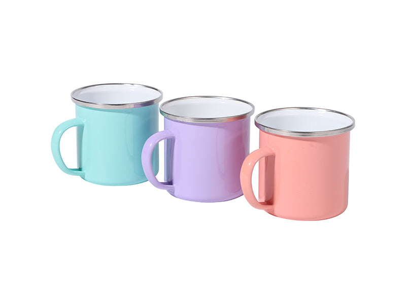 Sublimation 12oz/360ml Colored Enamel Mug (Mint Green)
