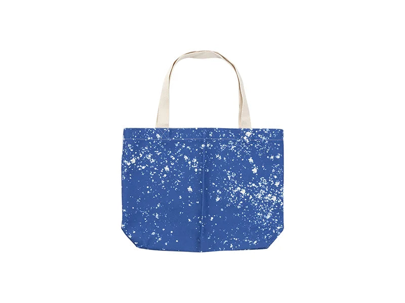 Sublimation Blanks Bleached Starry Linen Tote Bag