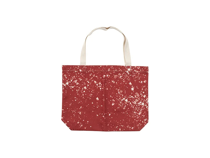 Sublimation Blanks Bleached Starry Linen Tote Bag