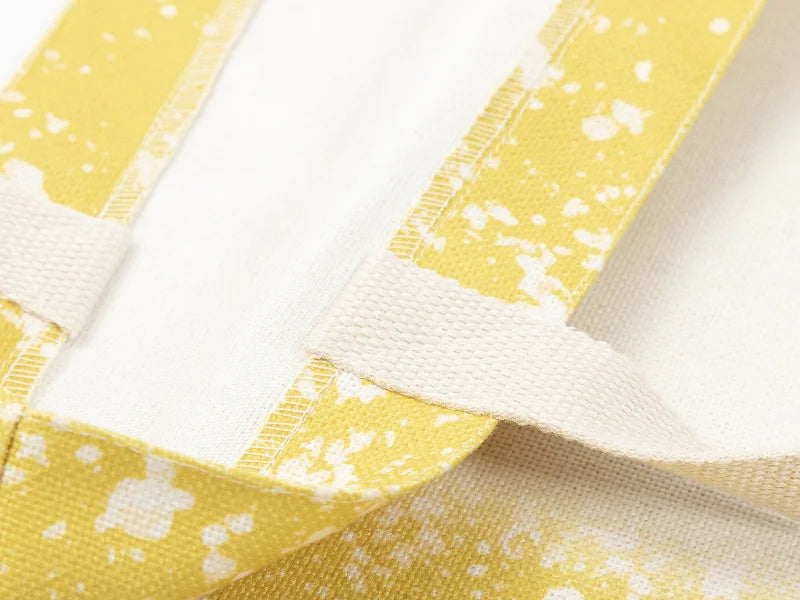 Sublimation Blanks Bleached Starry Linen Tote Bag