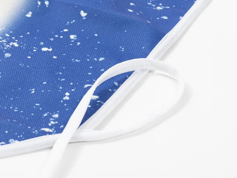 Sublimation Blanks Bleached Starry Linen Apron