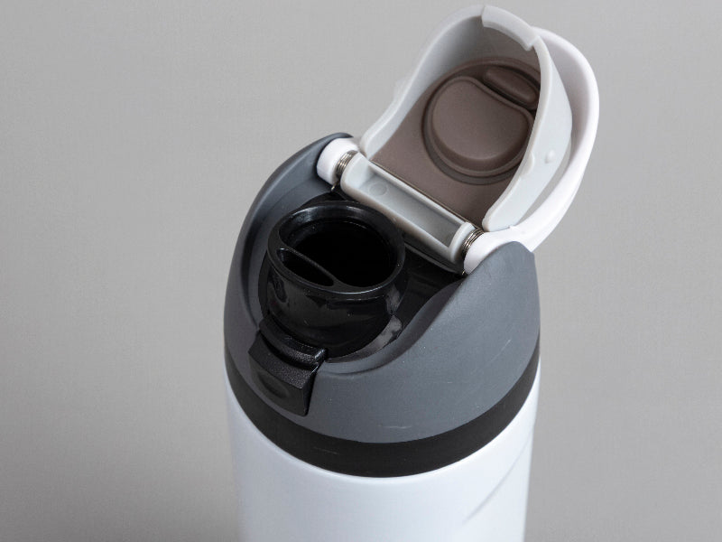 Engrave 24oz/700ml Powder Coated Stainless Steel Water Bottle with Flip One Touch Portable Lid