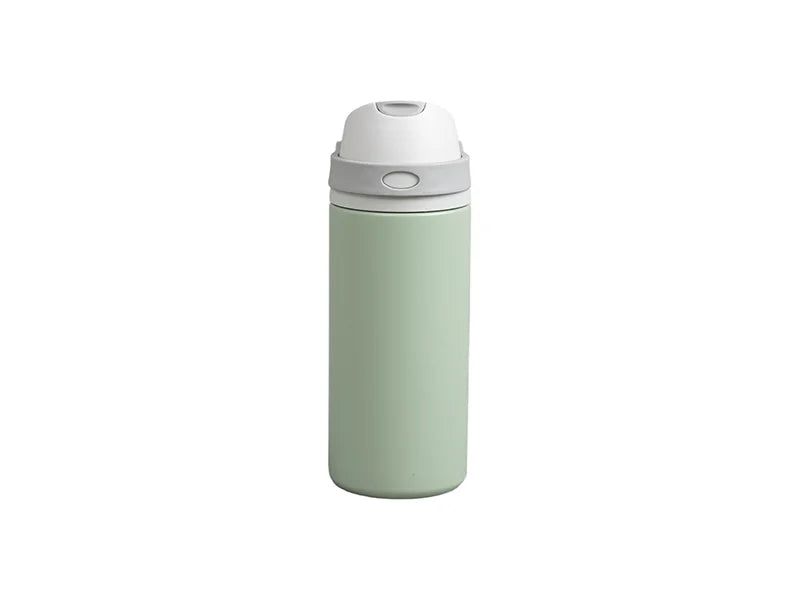 Engraving Blanks 18oz/550ml Powder Coated Stainless Steel Bottle w/ Pop Lid