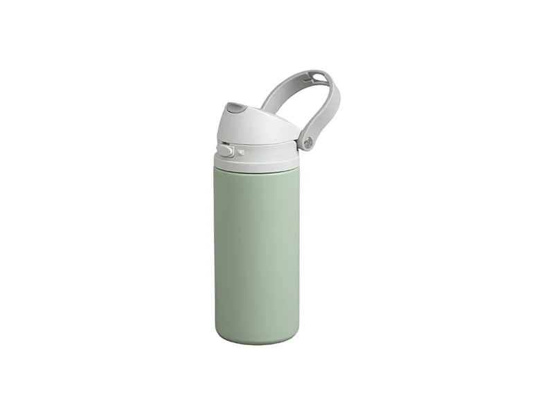 Engraving Blanks 18oz/550ml Powder Coated Stainless Steel Bottle w/ Pop Lid